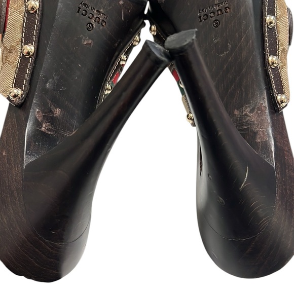 Gucci Canvas Mules Size 10 - Picture 13 of 15